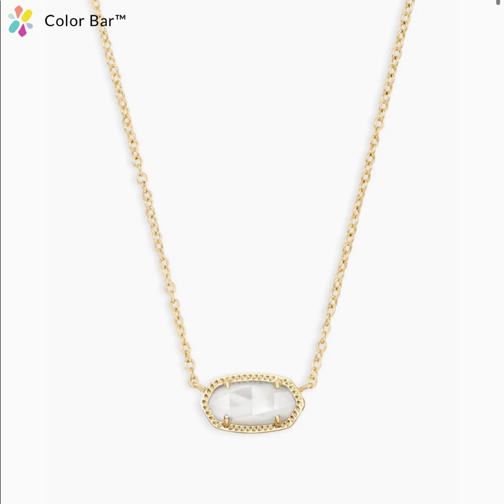 Kendra Scott Elisa Pendant Necklace in Ivory Pearl